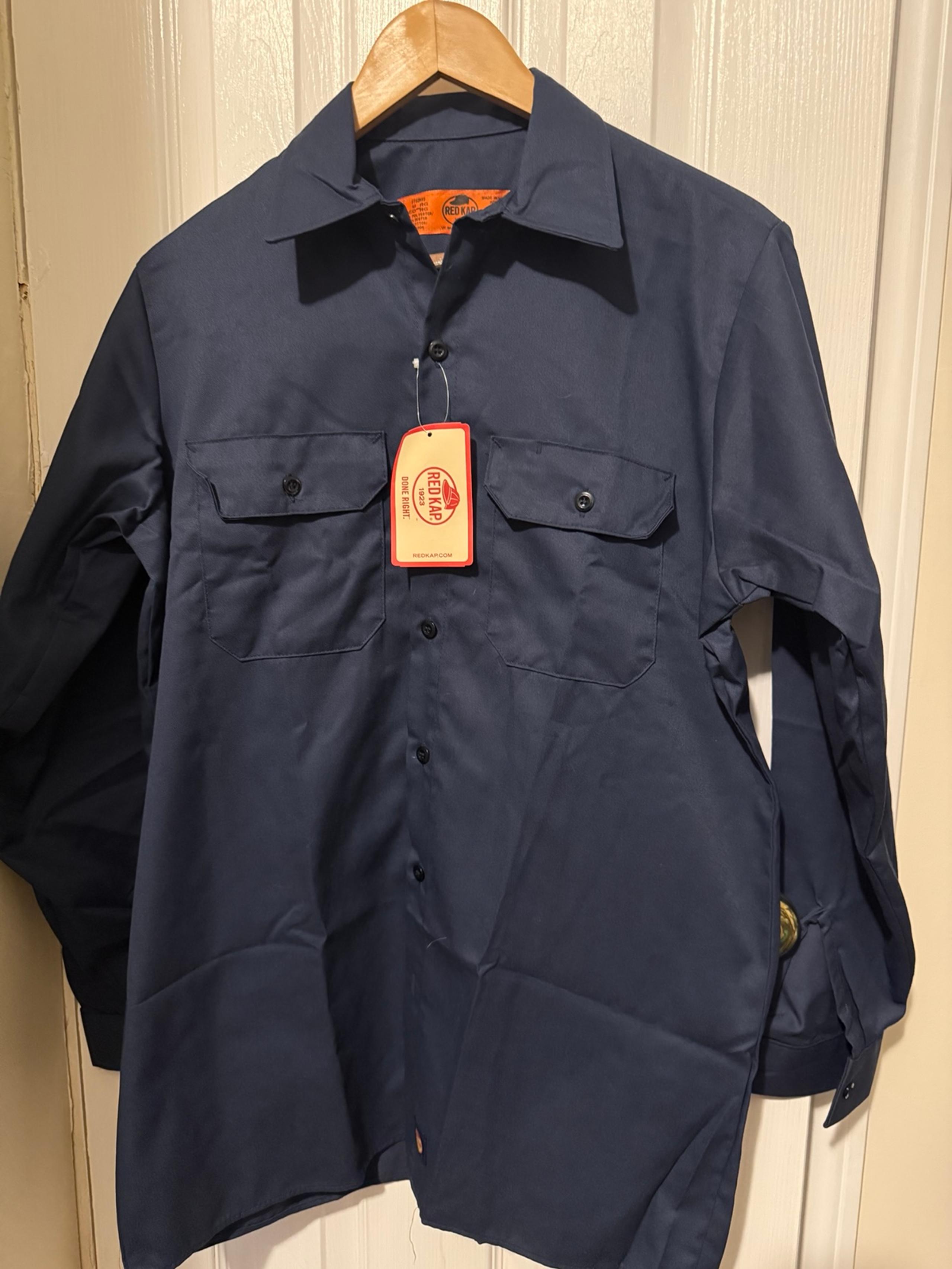 Red Kap Blue Long Sleeve Work shirts