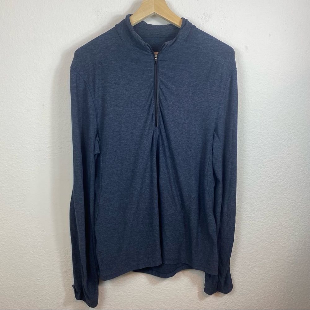 Lululemon Men's Small Surge Warm Half-Zip Pullover Dark Blue M3AORS