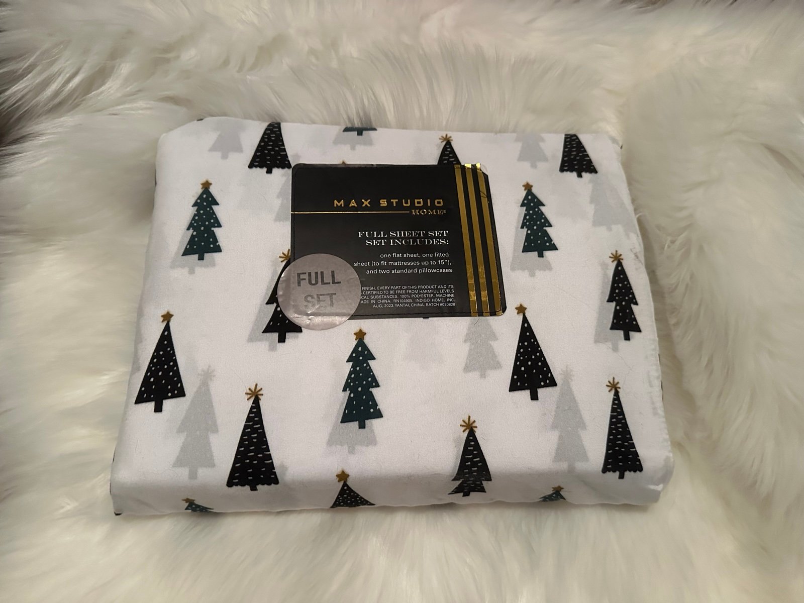 NEW Christmas Tree Max Studio Sheet Set- FULL SIZE