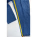 Vintage Womens 14P Linen Chambray Wide Leg Loose Fit Pants Blue