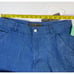 Vintage Womens 14P Linen Chambray Wide Leg Loose Fit Pants Blue