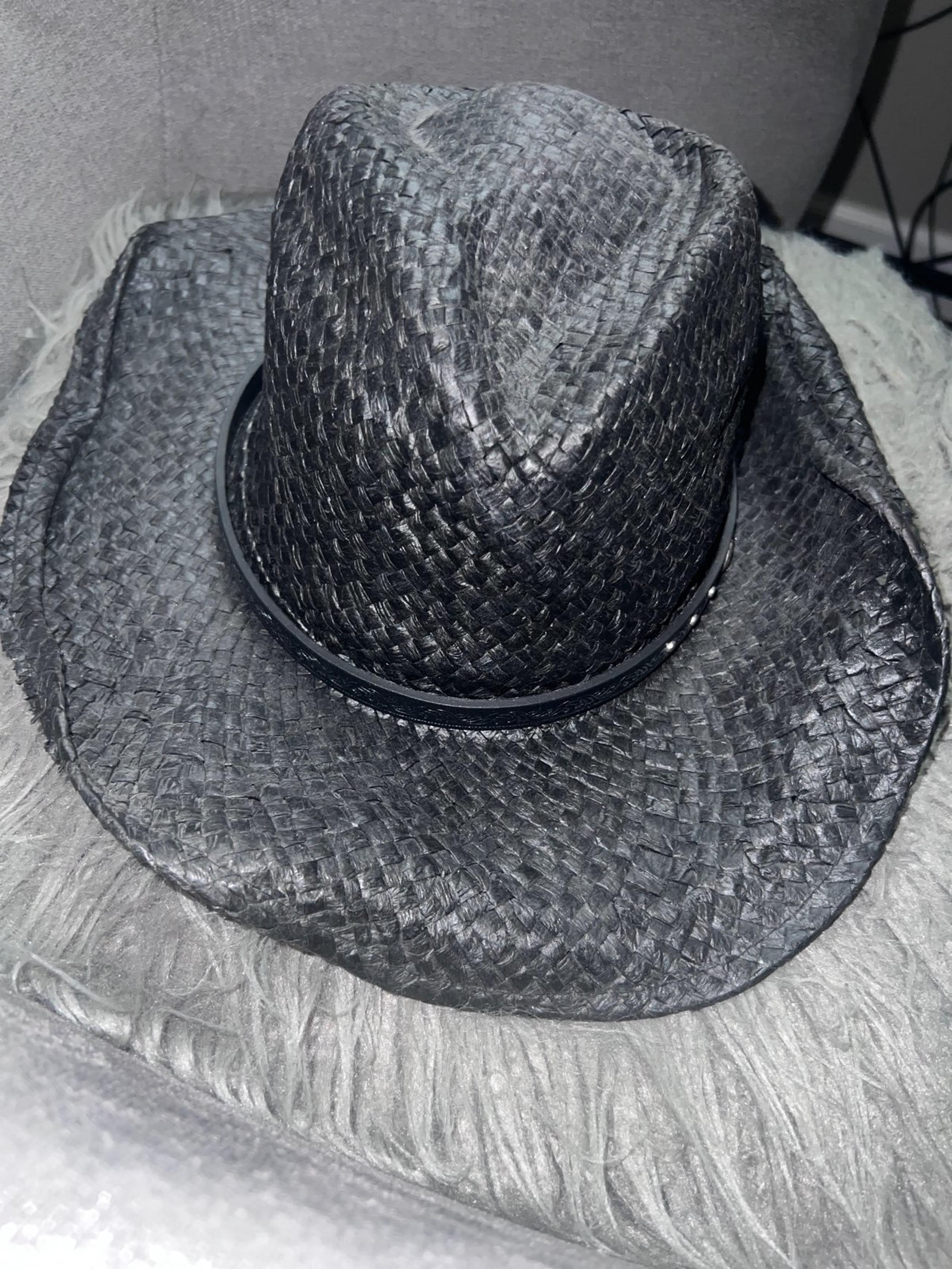 DPC straw black hat