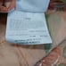 Vintage Pillow Shams From Strouds NEW Set of 2 Floral Peach Print