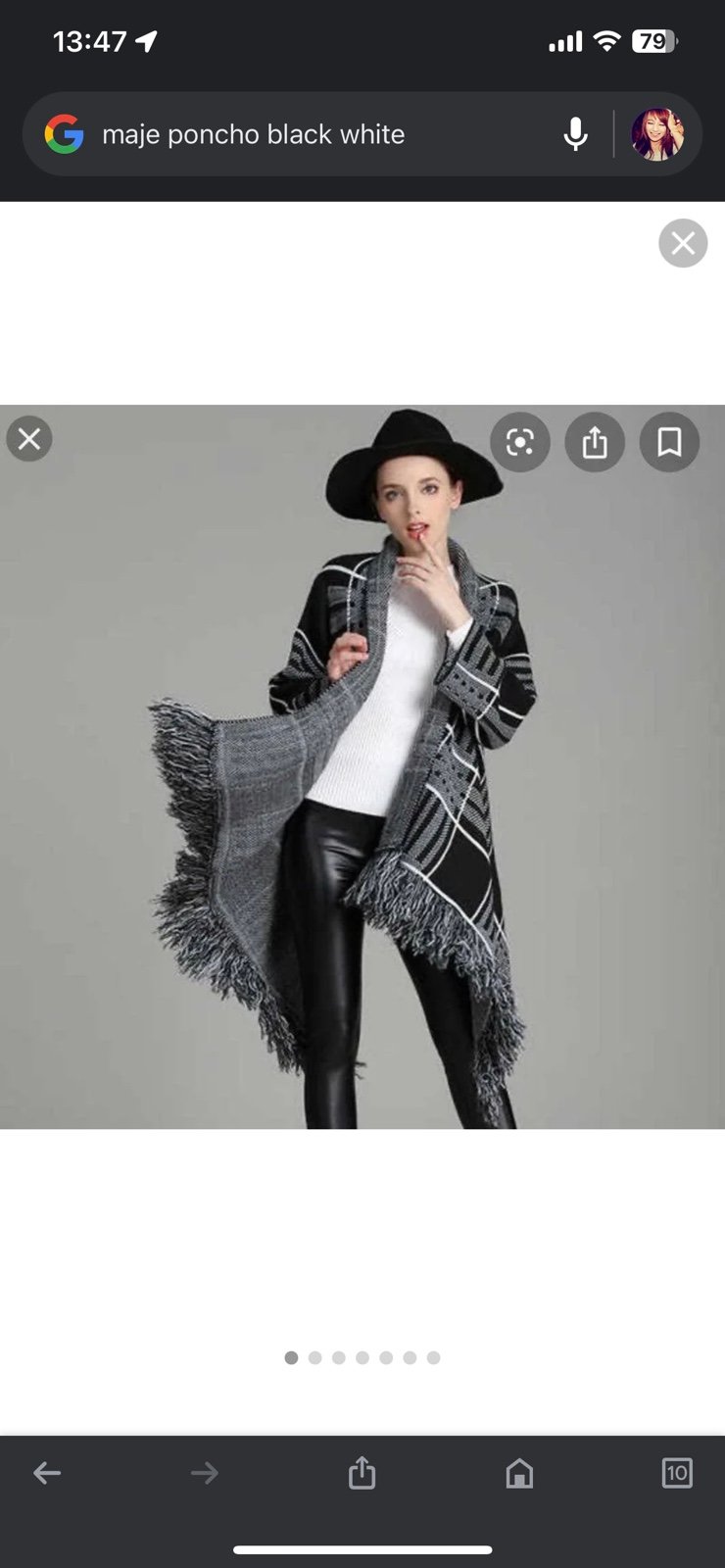 Maje Poncho