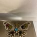 Argento Mirrored with Rhinestone Butterfly Jewelry Box