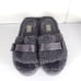 UGG Women's Fluffita US 8 Purple Sheepskin Platform Shearling Slide Slippers