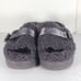 UGG Women's Fluffita US 8 Purple Sheepskin Platform Shearling Slide Slippers