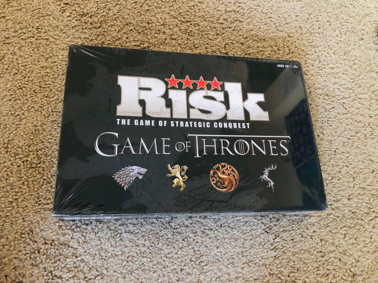 Risk Game of Thrones Edition Strategy Board Game NEW