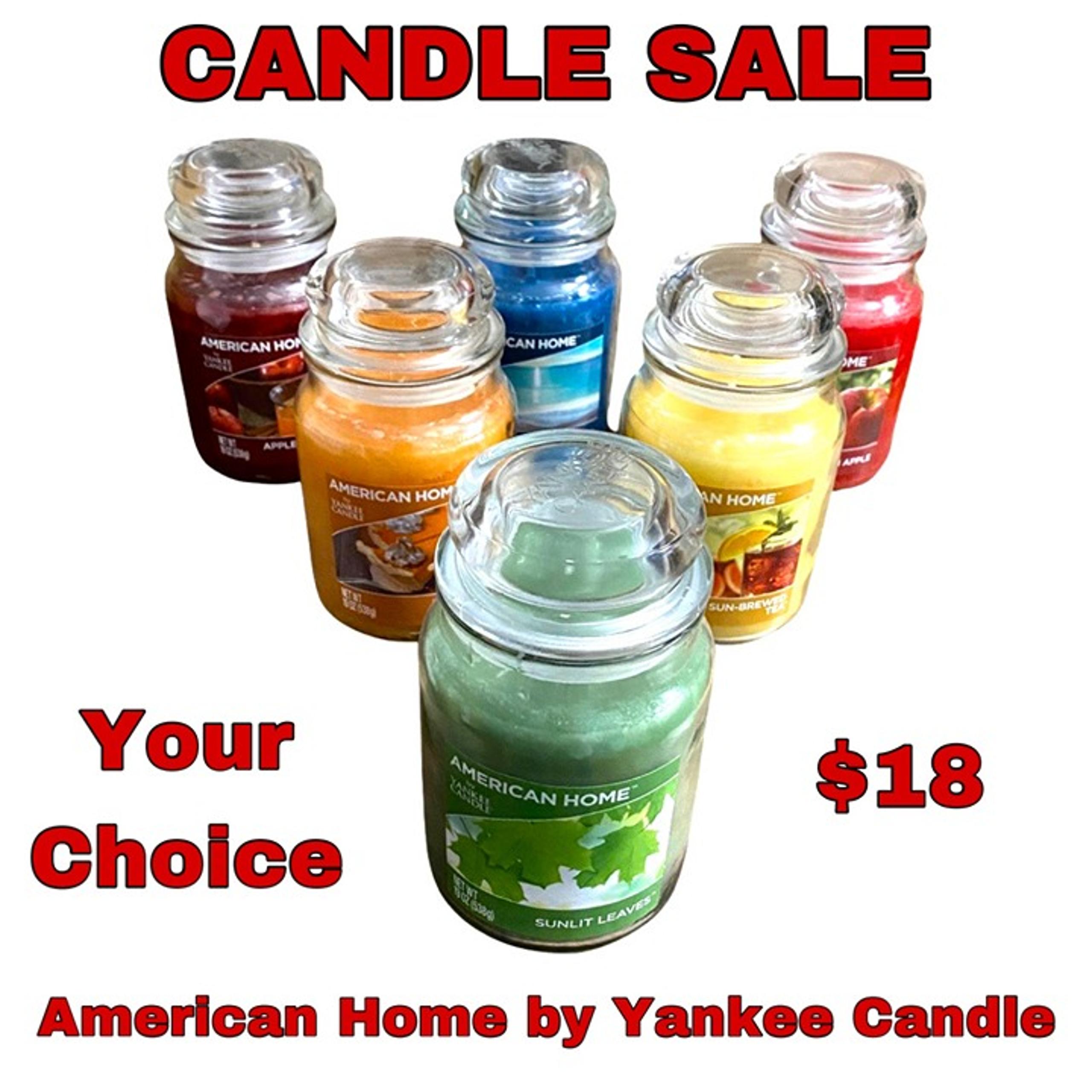 Candle Sale - American Home by Yankee Candle - 19 oz - Your Choice of One