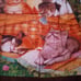 Vintage Curtain panels (set of 2) featuring kittens in a basket FREE SHIPPING