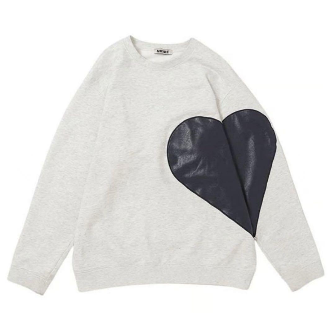nknit ♡pattern pullover sweat heart brand new