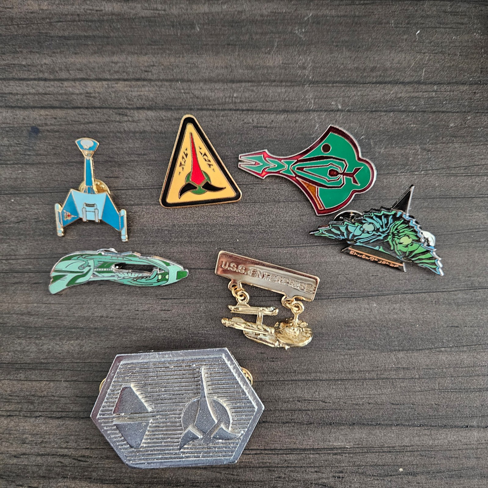 Vintage Lot Of Star Trek Pins