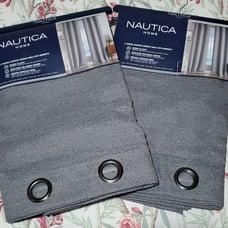 Nautica Home (2x) 2 pair Thermal Blackout Window Panels with Grommets