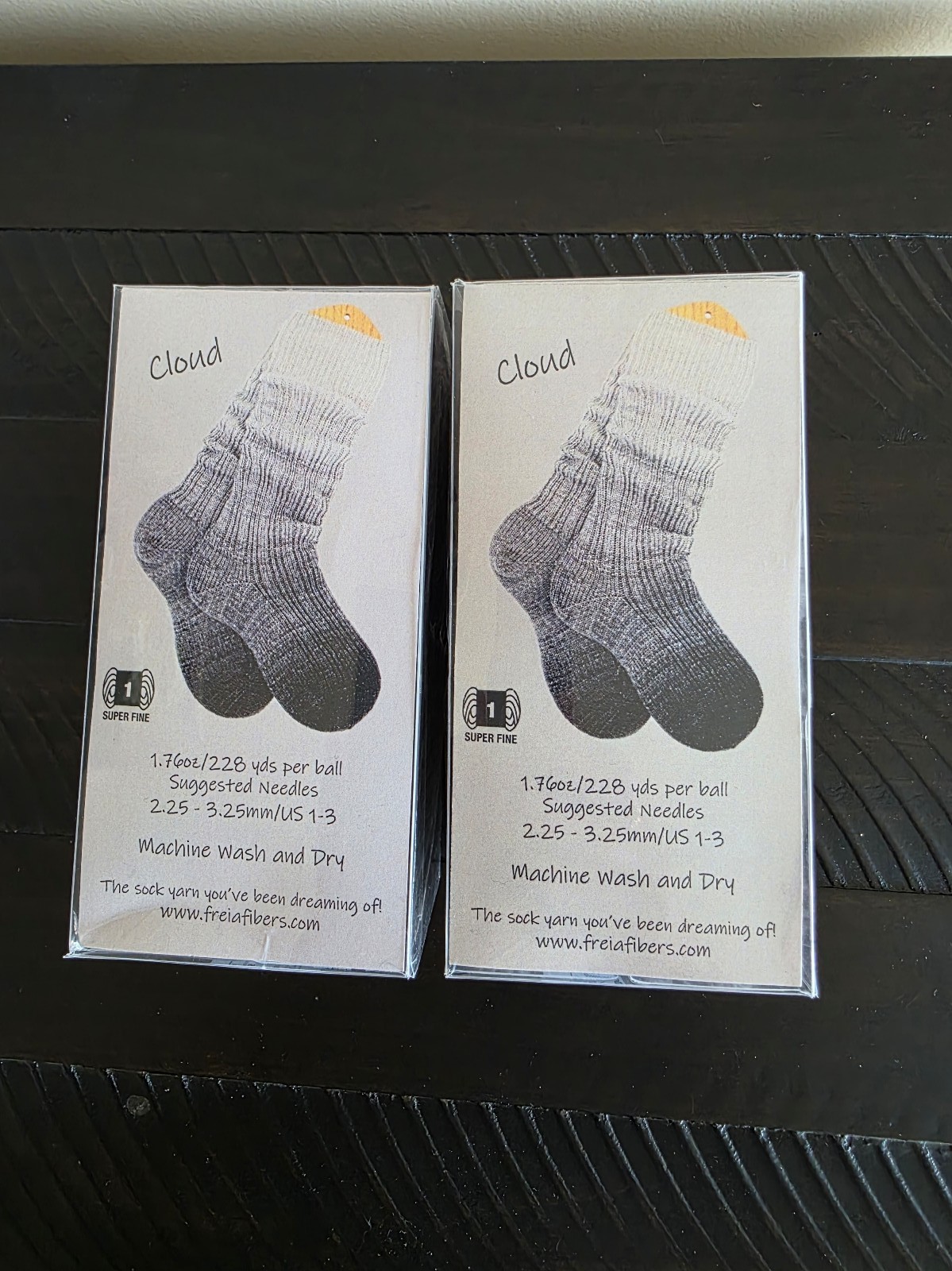 Freia - Soul Mate Sock Yarn Sets, Color Cloud. Made in the USA, Superwash Wool.