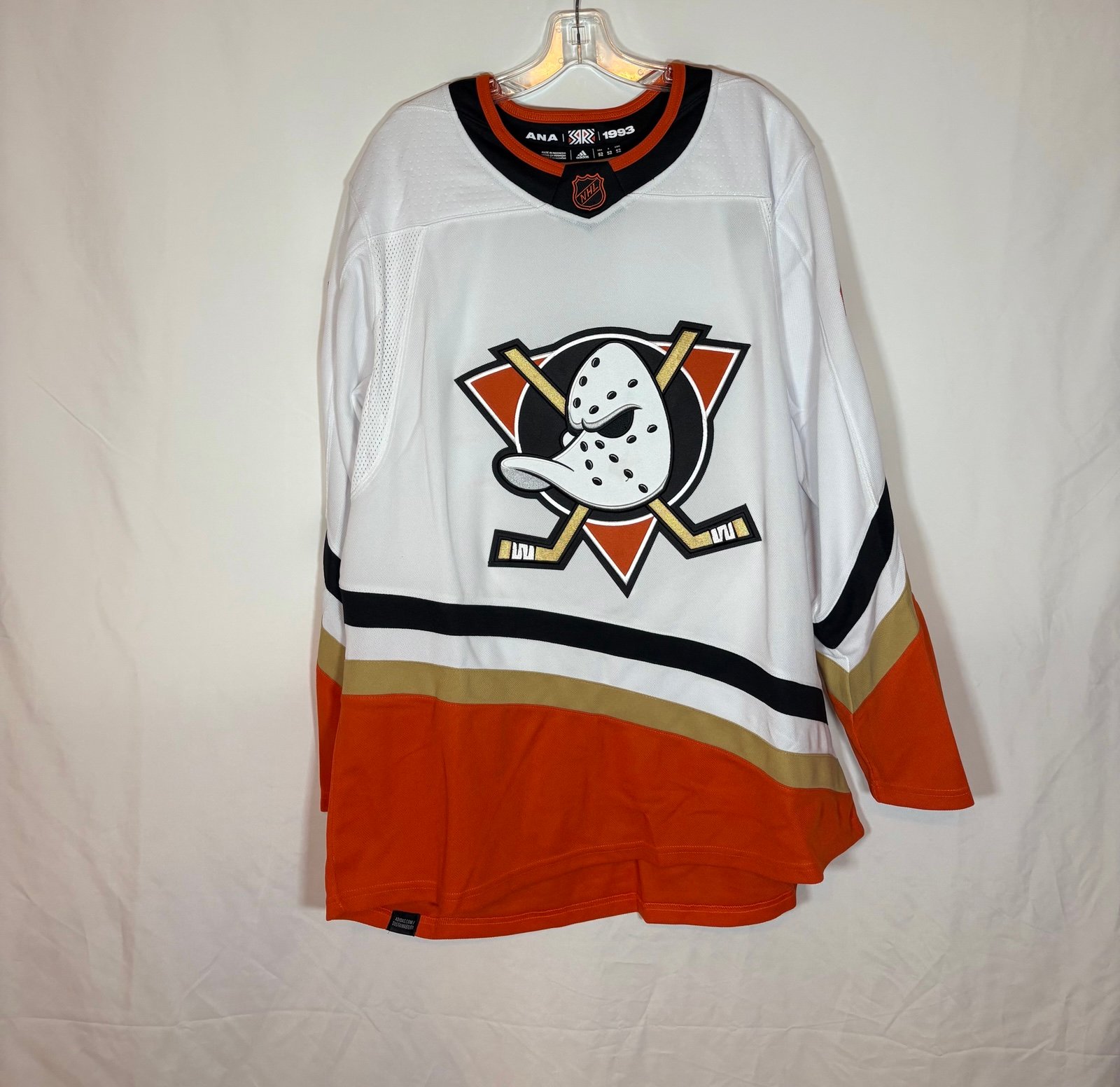Adidas Anaheim Ducks #46 Trevor Zegras Reverse Retro 2.0 Hockey Jersey Size 52 L