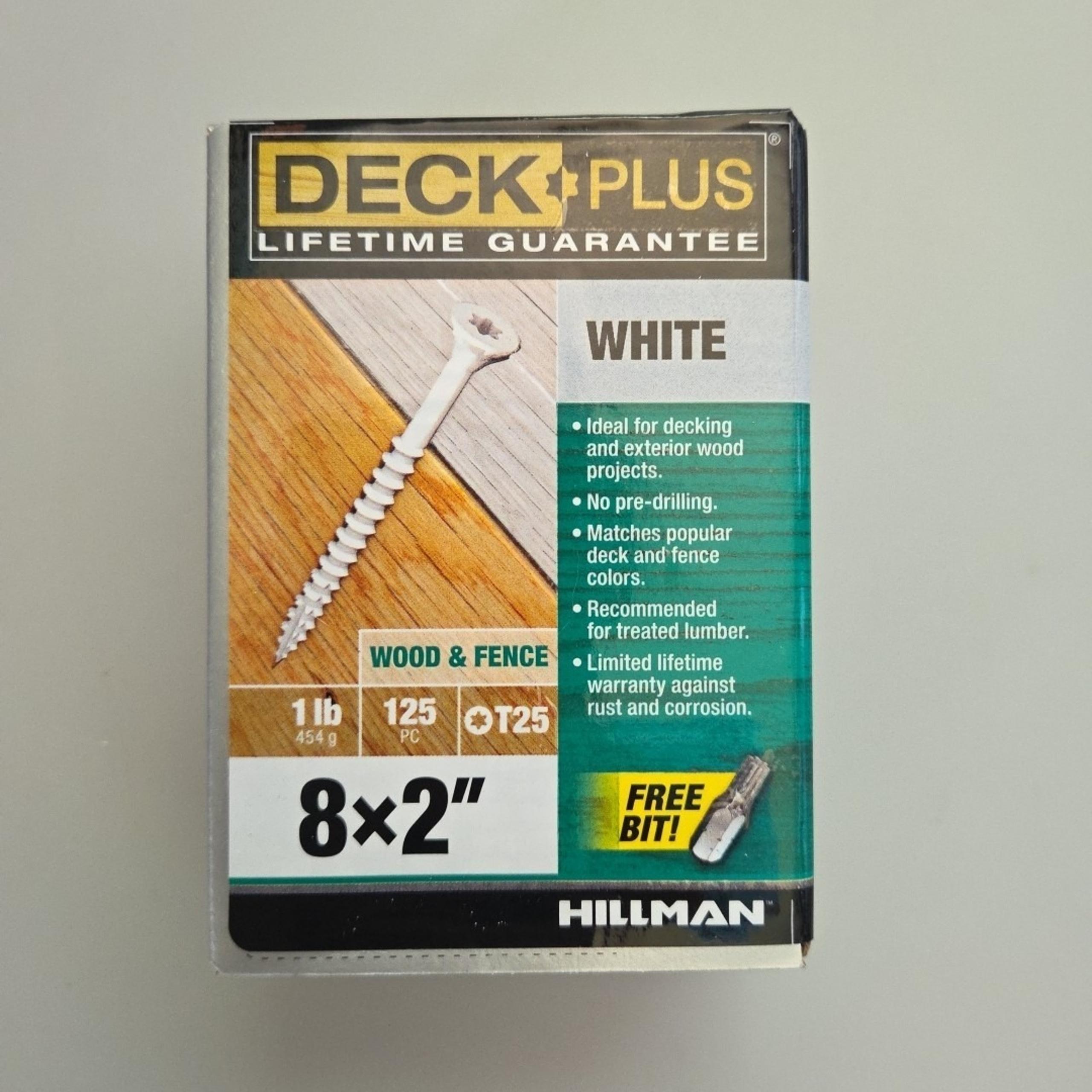 Deck Plus 48847 Star Drive Flat Head Exterior Deck Screw #10 x 3 L in.