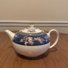 Wedgwood Vintage Blue Siam Teapot with Lid
