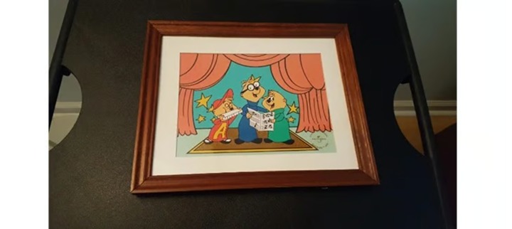 UNIVERSAL STUDIOS LIMITED EDITION SUPER CEL ALVIN & THE CHIPMUNKS