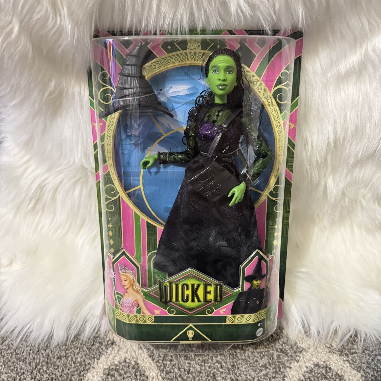 Mattel Wicked Movie Elphaba Doll URL MISPRINT Recalled Wicked.com