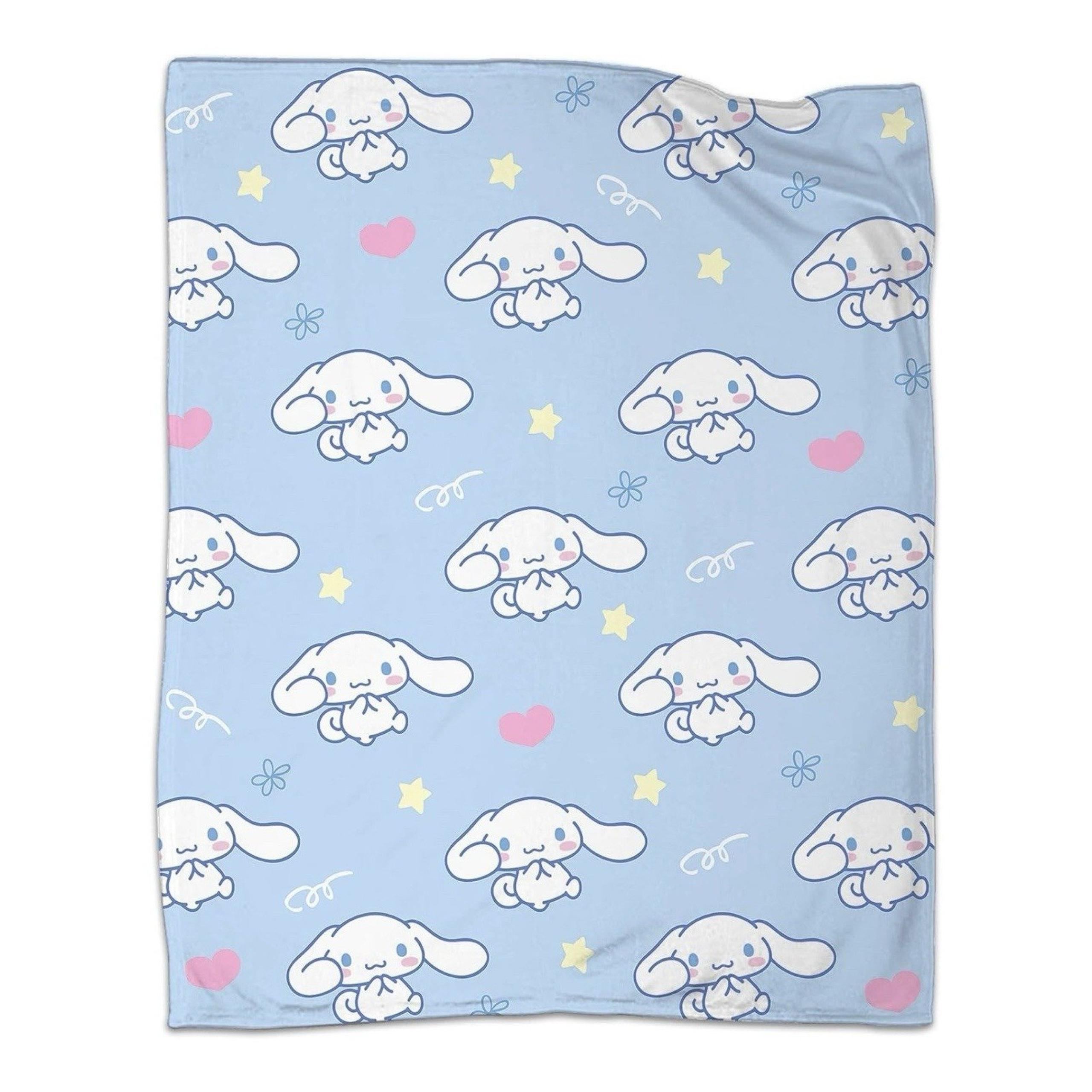 Anime CinnamThrow Blanket 50x40 Soft Fleece Cozy for Couch Sofa Bed Holiday Gift