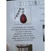 Fifth Avenue Crystal Faceted RED Crystal Drops Ornaments Set Of 5 New Heavy