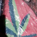 PINK Coco Chill leaf rug mat