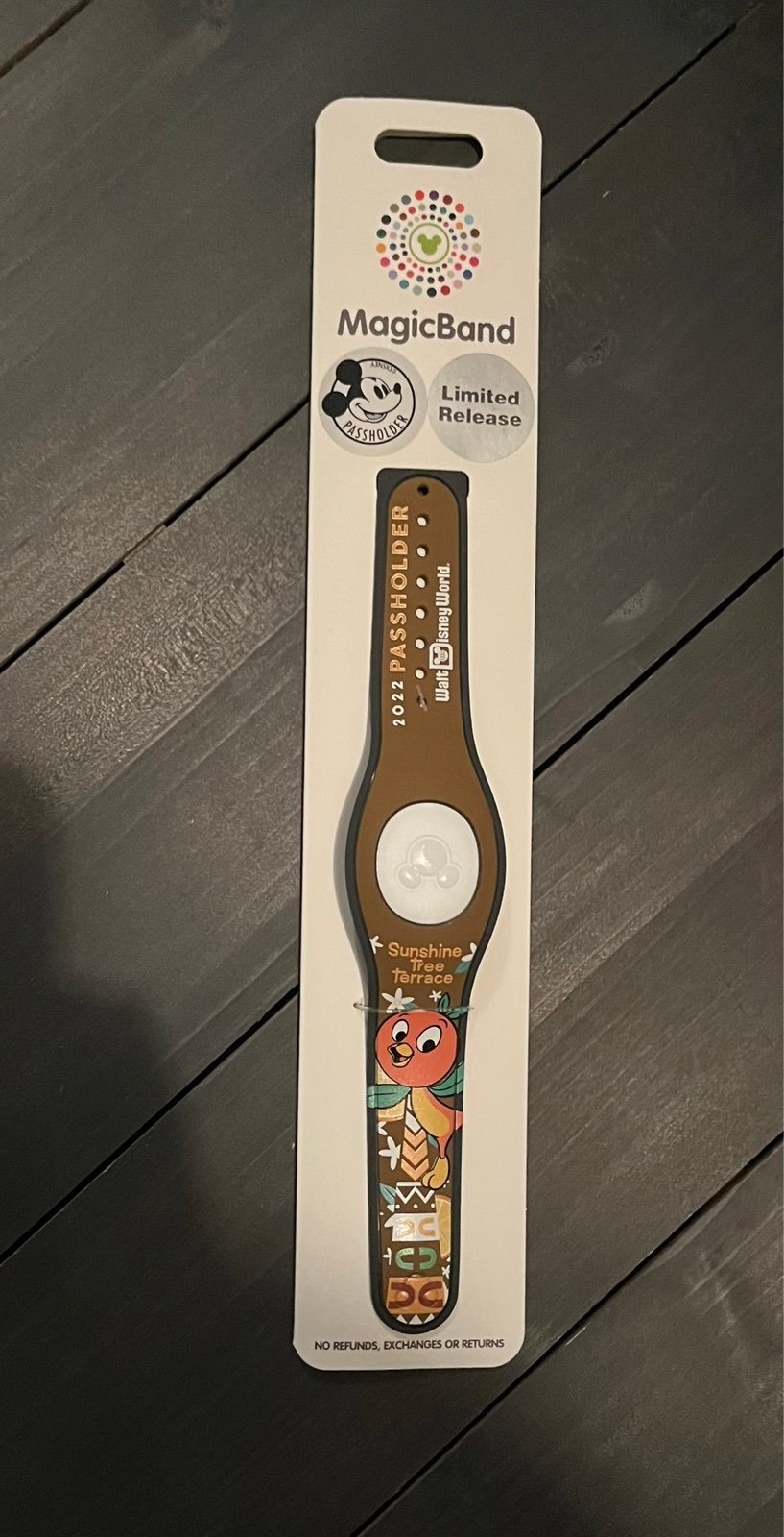 Disney World Orange Bird Passholder Magic Band 2021 unlinked
