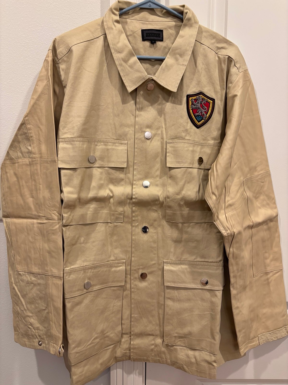 Diamond Supply Co Cordova Collection Khaki Military Style Jacket - Sz: 2XL