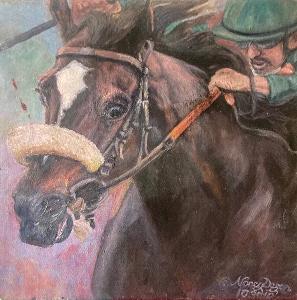 Painting Here She Comes