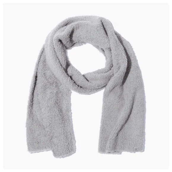 Barefoot Dreams CozyChic Gray Solid Winter Scarf