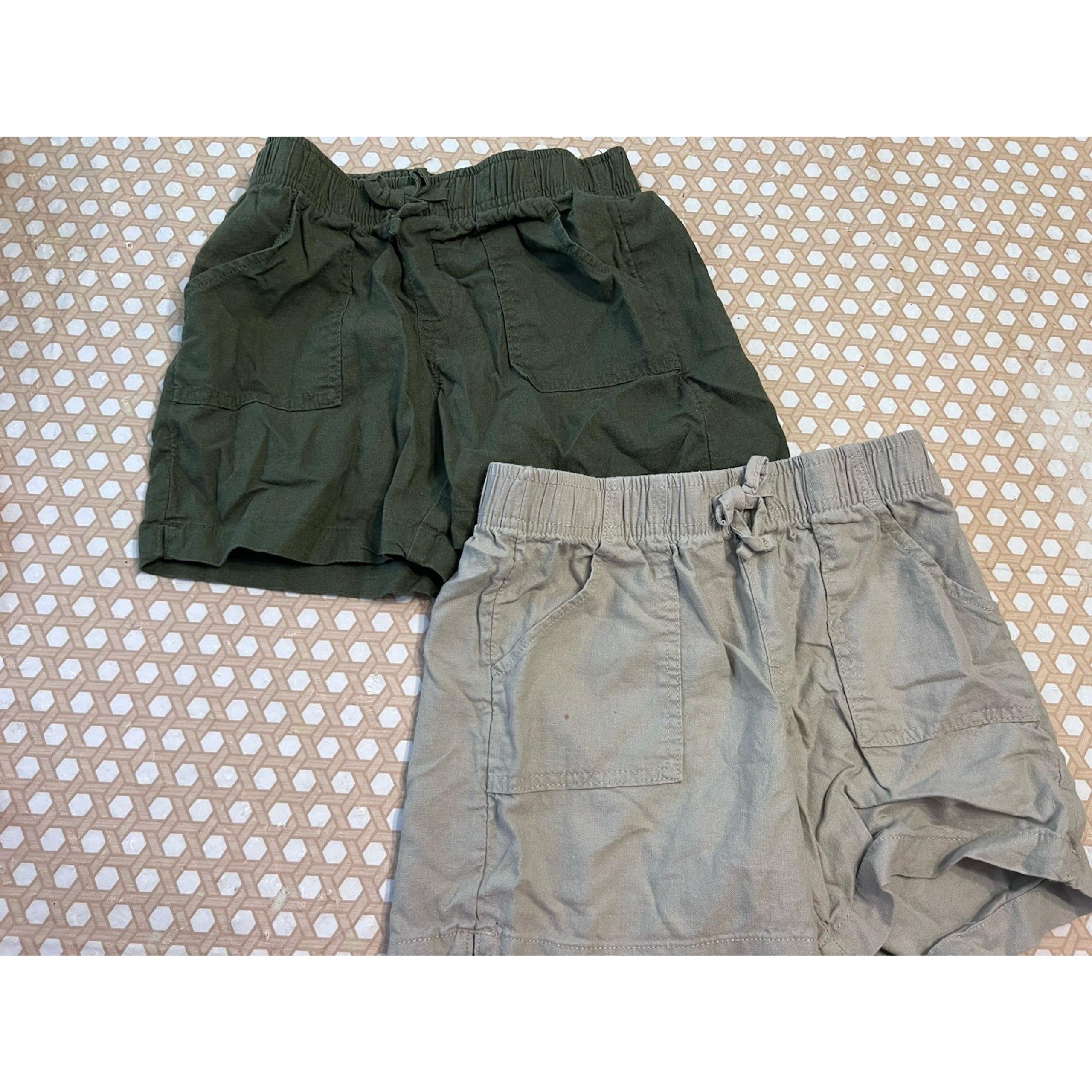 Lot of 4 Girl Members Mark Summer Shorts Size 10/12 Linen Blend