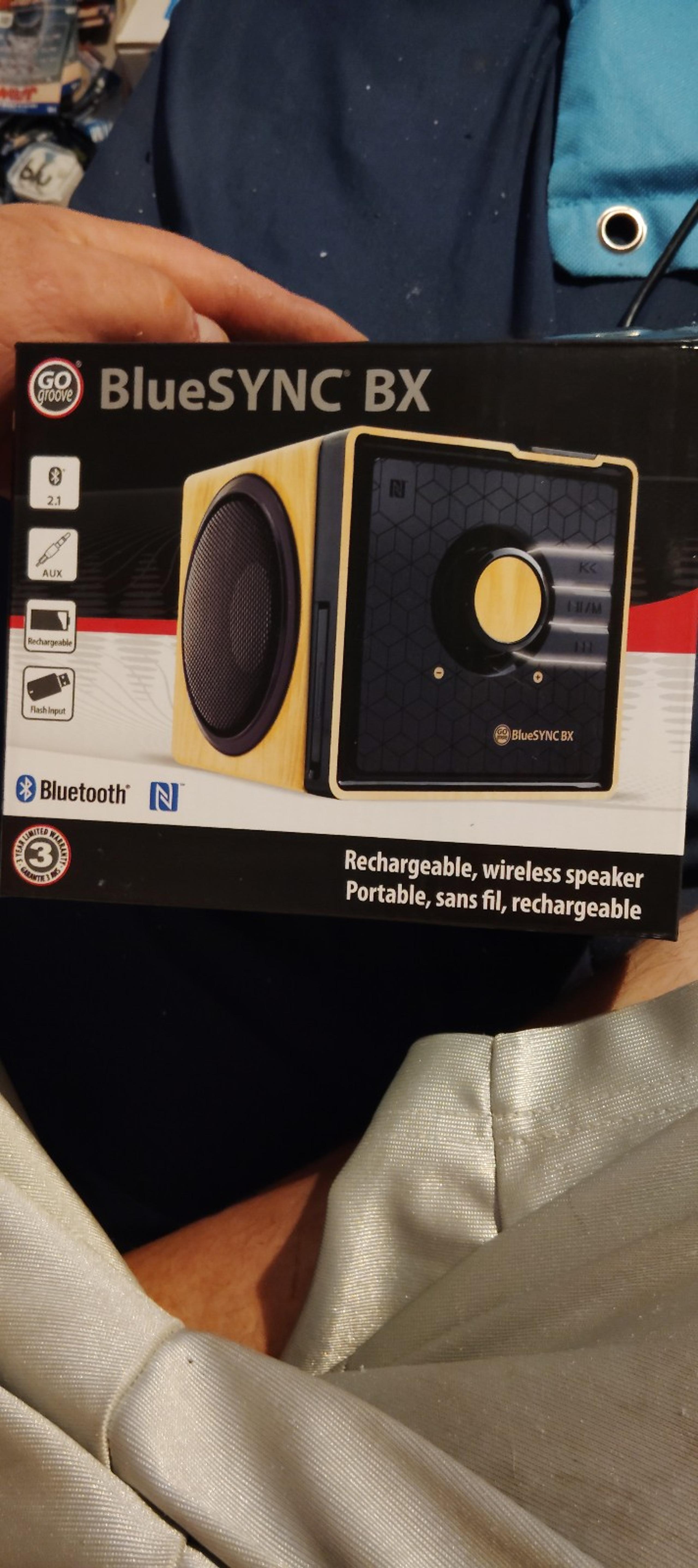 Go groove blue sync bc Bluetooth speaker box