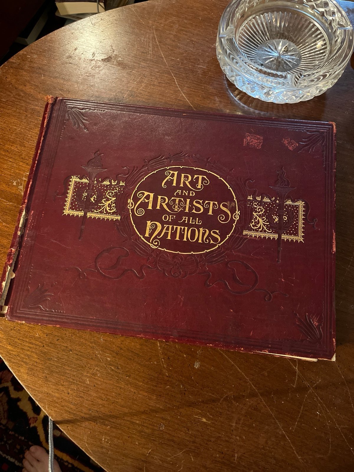 Antique art book