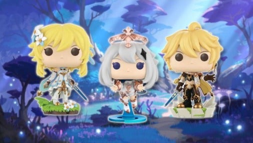 Genshin Impact Vinyl Figures - SET OF 3 (Paimon, Aether & Lumine)