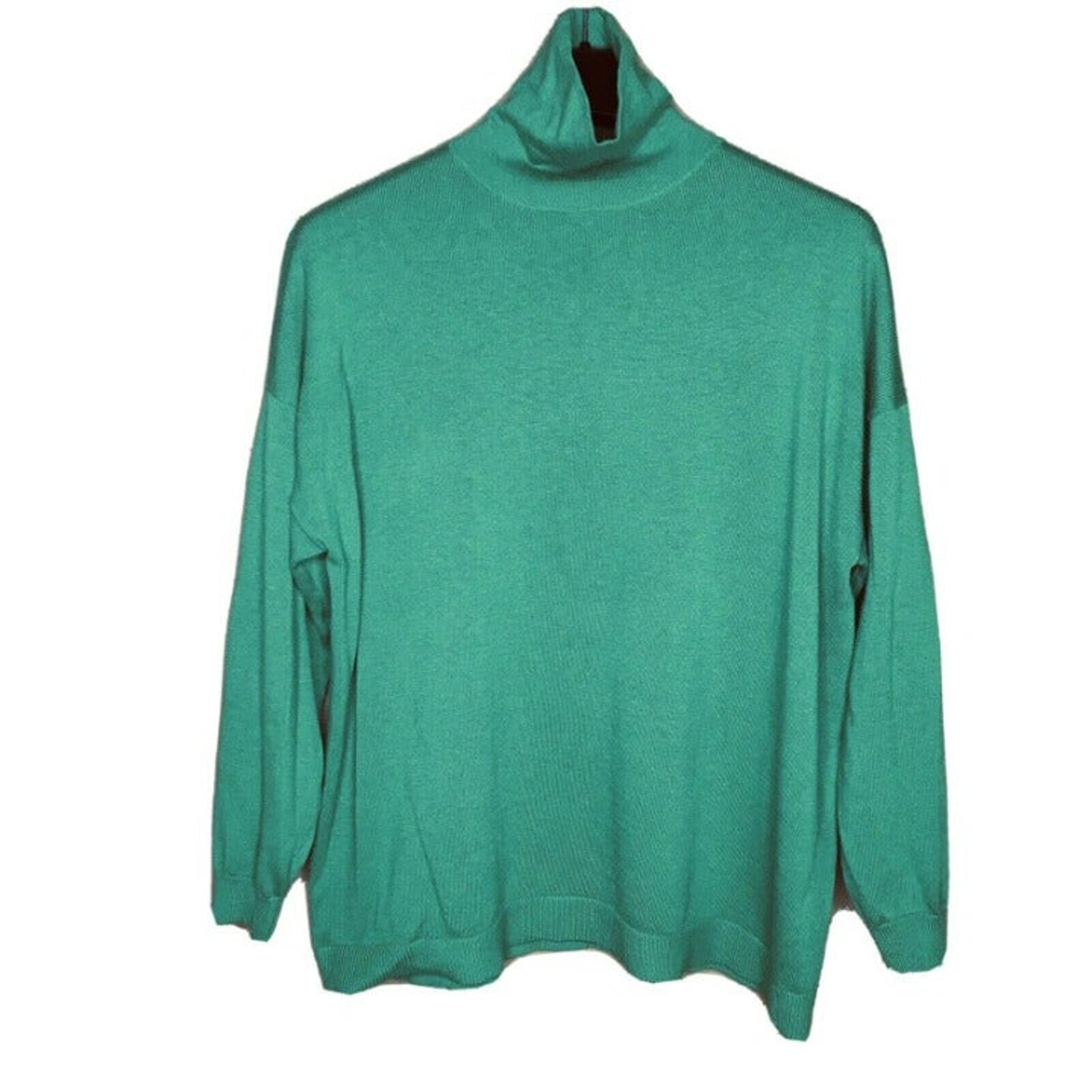 ASOS Over-Sized Sweater Green Turleneck