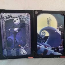 Tim Burton’s Night Before Christmas 3D Wall Art Set Disney Comic Walls