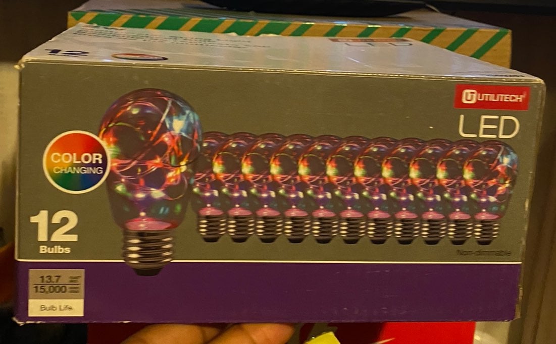 Utilitech Multi-Color String light bulbs