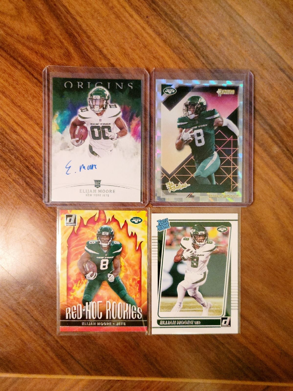 Panini Elijah Moore Rookie Auto & Lot