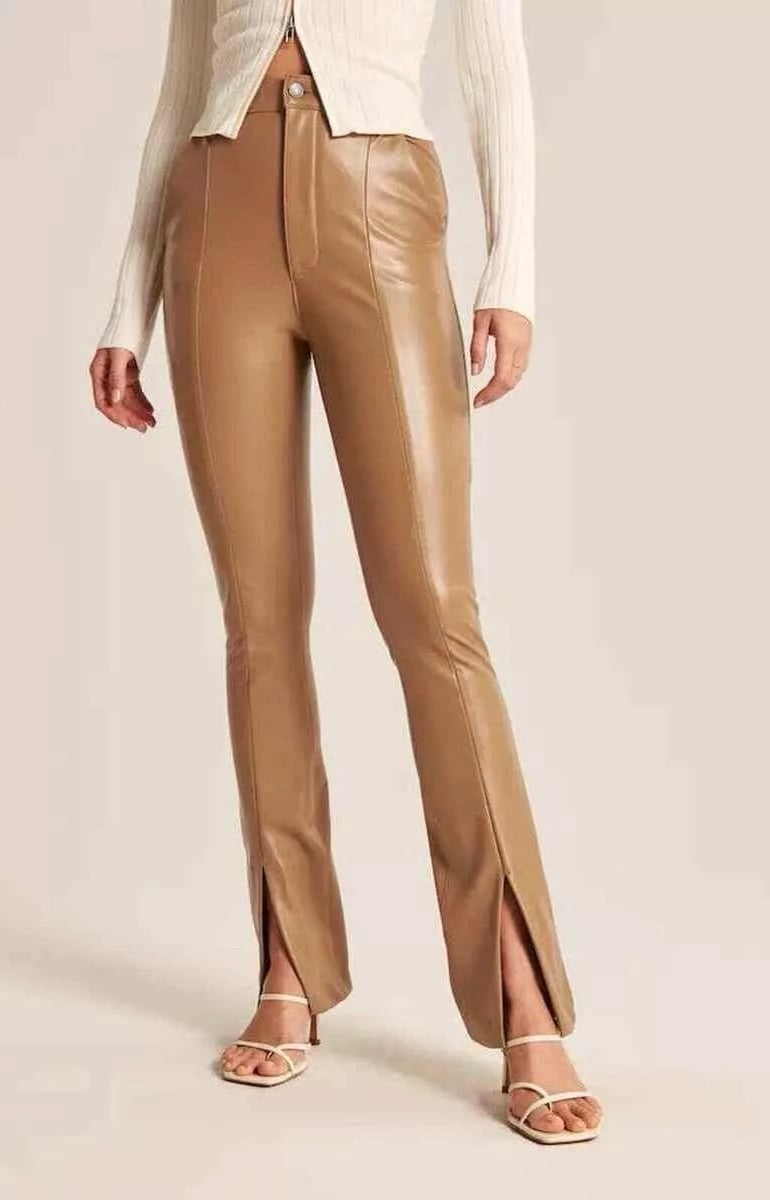 Abercrombie and Fitch Curve Love Leather Pants
