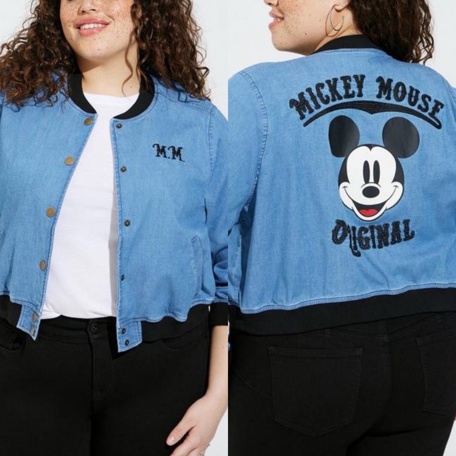 Torrid Disney size 3X Mickey Mouse bomber jacket