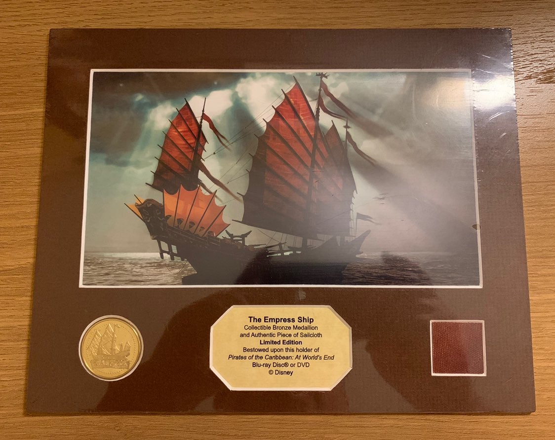 Disney The Empress Ship Coin & Sailcloth