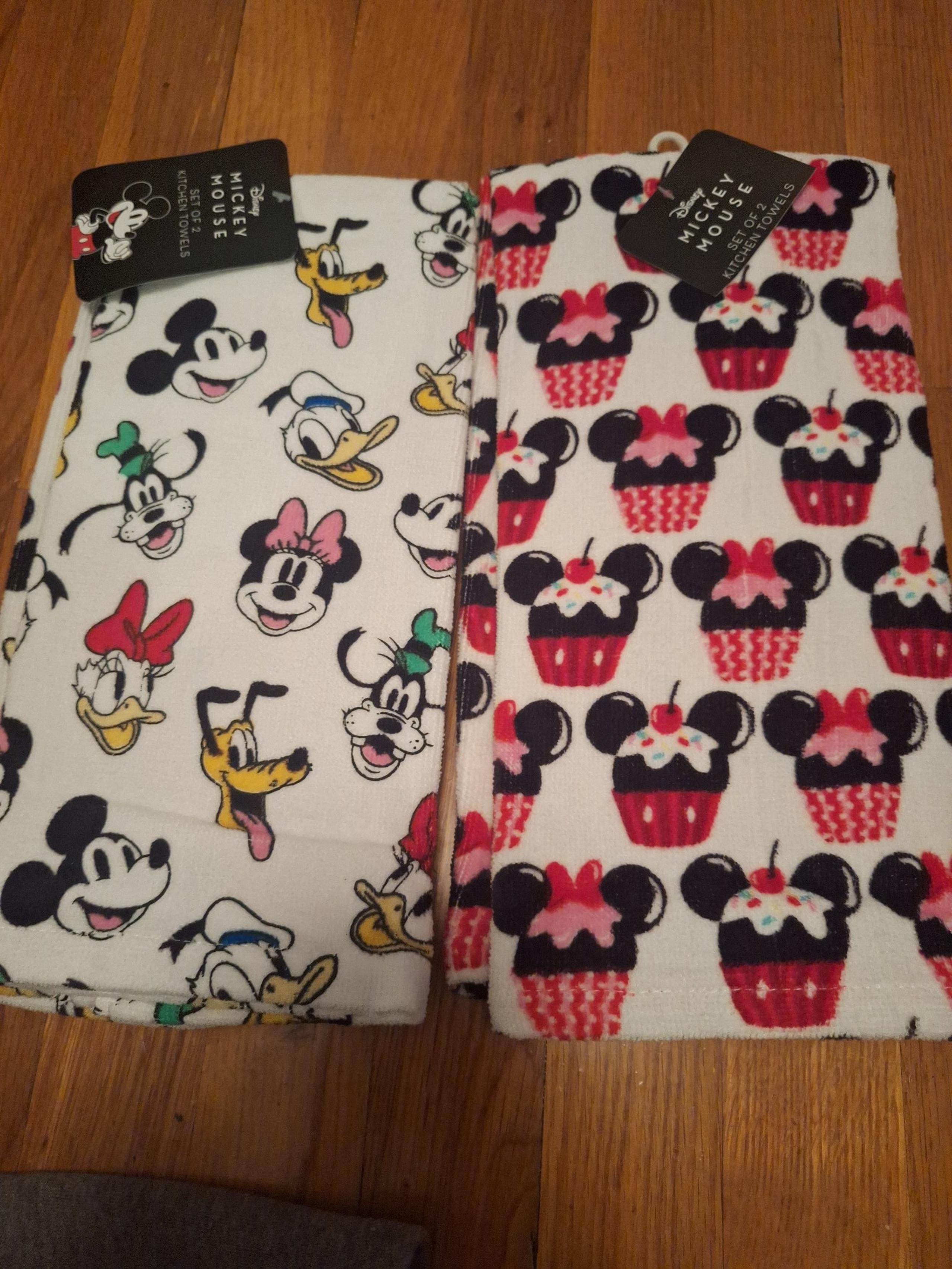 Disney Mickey Mouse kitchen towel lot new