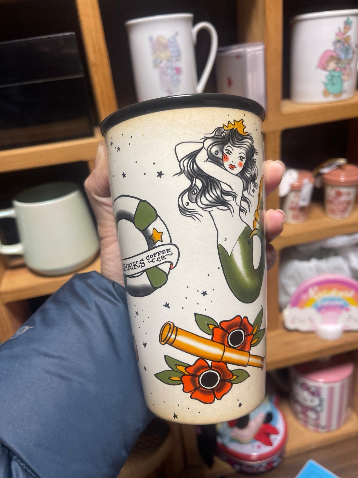 Starbucks Siren Tattoo Ceramic Mug