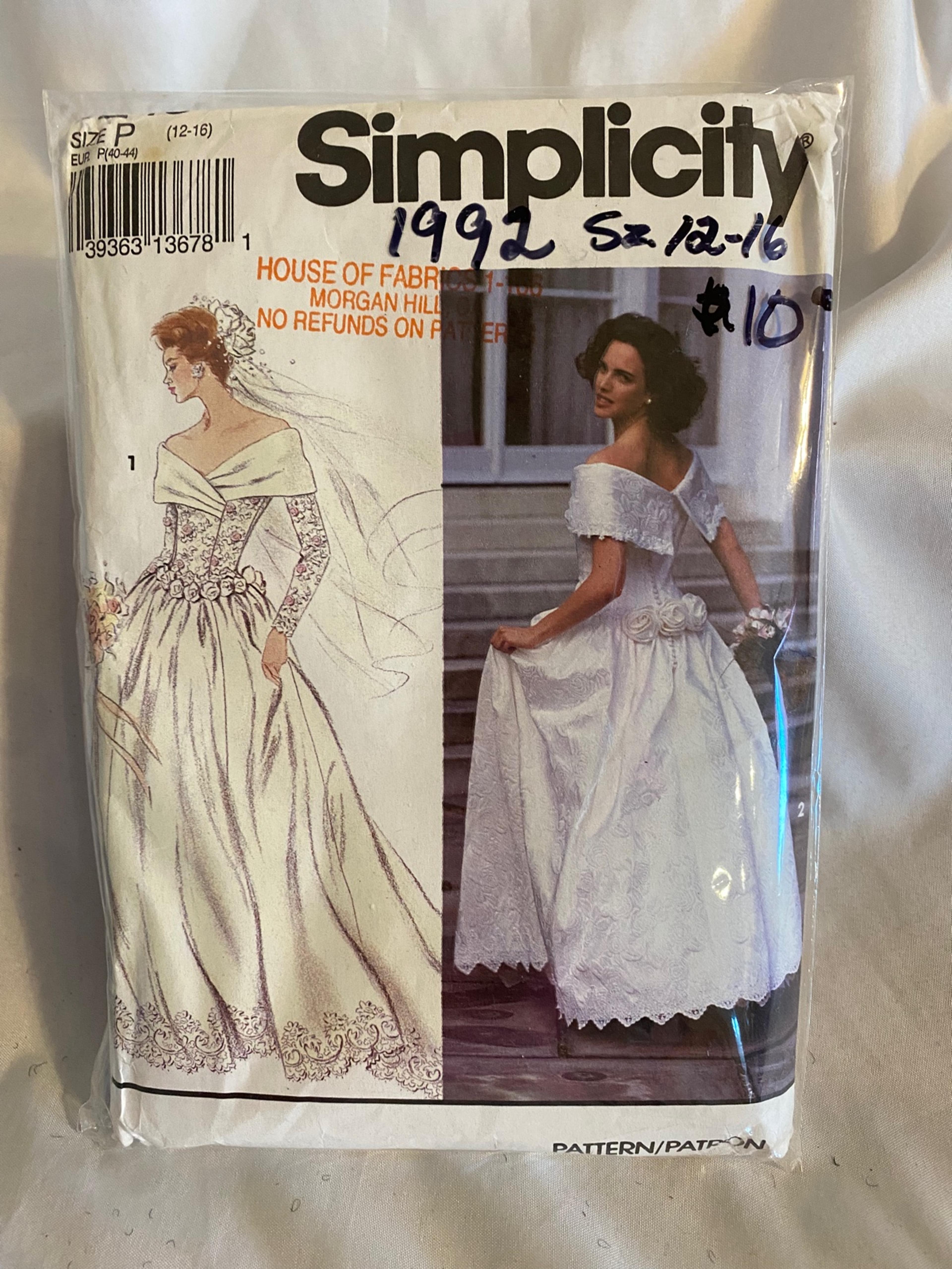 48+ Simplicity Sewing Patterns For Wedding Dresses RamonAnnalisa