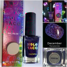 NEW - Holo Taco Tanzanite Away - December Birthday Month Gemstone Collection NIB