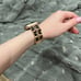 Only Band - Women Gold Wristband for Apple Watch Band 44mm Strap Lady