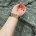 Only Band - Women Gold Wristband for Apple Watch Band 44mm Strap Lady