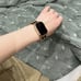 Only Band - Women Gold Wristband for Apple Watch Band 44mm Strap Lady