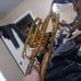 King 603 cornet brass trumpet with instrument case