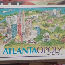 Atlanta Monopoly CityOpoly Board Game Atlantaopoly Monopoly GUC Complete 1989